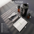 Waterless Diffuser for Essential Oil Starter Kit with 10mL Hotel Scent Fragrance Oil, Battery Operated Nebulizer, Mini Scent Air Machine, 3 Timers & 3 Mist Levels for Home, Room, Car, Office