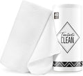 Microfiber Cleaning Cloth Roll -40 Pack, Tear Away Microfiber Towels, 12" x 12", Reusable, Washable, Scratch Free, Ultra Absorbent Dishcloth for All-Around Cleaning Supplies (White)