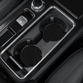 4 Pack Car Coasters, 2.75inch Universal Non-Slip Car Cup Holder Coaster for Car, PVC Cup Pad Mat Car Coasters for Cup Holders for Women (Black)