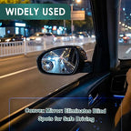 2 Pairs Blind Spot Mirrors for Cars, 2" HD Glass Frameless Convex Rear View Mirrors with 360° Adjustable Swivel Mount, Wide Angle Stick-On Mirror for Car SUV Truck Safety Driving Exterior Accessories