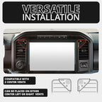 Tackform Link Vent Mount Universal Phone Holder - Compatible with 2021-2025 Ford F150 & Raptor, 2023-2025 Ford Super Duty | Aluminum | Zero Slip, Anti-Scratch | 2" Arm | Red