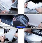 Car Door Edge Guard Invisible Automotive Door Sill Guard Protectors Anti-Scratch Adhesive Tape Waterproof Strips for Car Door Edge Protection (33Ft x 3.94”, Transparent)