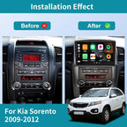 [4+64G] 8-Core Qualcomm Android 15 Car Stereo for Kia Sorento 2009-2012 with Wireless Carplay&Android Auto,10.1 Inch Car Radio with Mirror Link Bluetooth 5.1 FM/RDS DSP WiFi GPS SWC