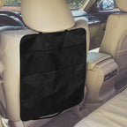Car Seat Kick Mat with Backseat Storage Bag Anti-kick Pad and Hanging Organizer for Vehicle Seat Back Protection and Car Rear Storage for Travel Use