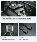 Car Radio Stereo for Dodge Ram 1500 2500 3500 13-18, CarPlay Android Auto | 10.2-inch HD touchscreen, 64G storage, 5G WiFi GPS, wireless phone link, Bluetooth FM AM SWC, plug-and-play, HD backup camera