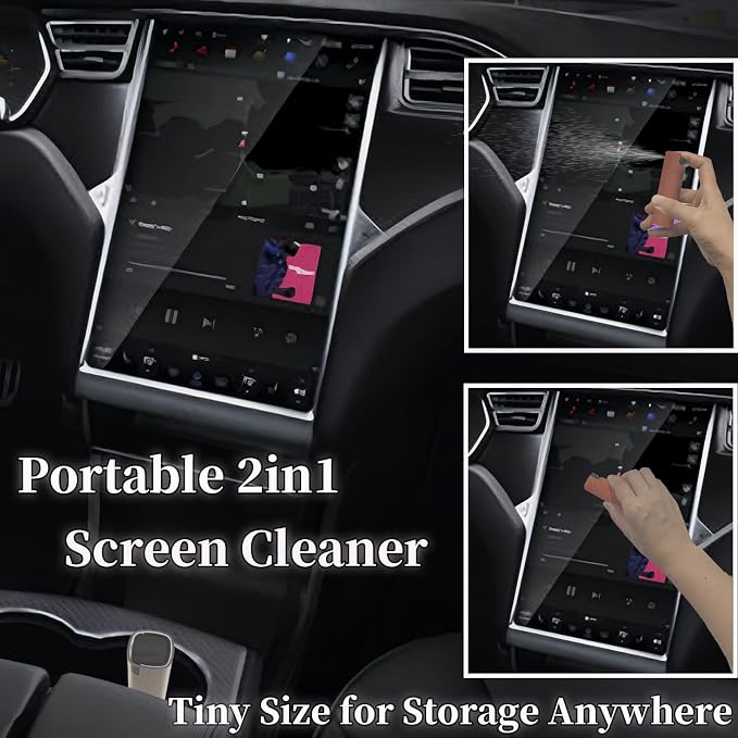 Computer Laptop Phone Screen Cleaner, Touchscreen Cleaning Spray and Wipes Accessories to Remove Fingerprint for MacBook Display iPad iPhone Screens Mac TV - Pink Purple Blue