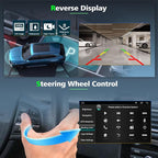 Double Din Car Stereo Radio for Chrysler 300 300C 2007-2010 Support Carplay&Android Auto,7 inch HD Touchscreen Double Din Radio with Bluetooth, Car Audio Receivers, Camera, MirrorLink, FM Radio
