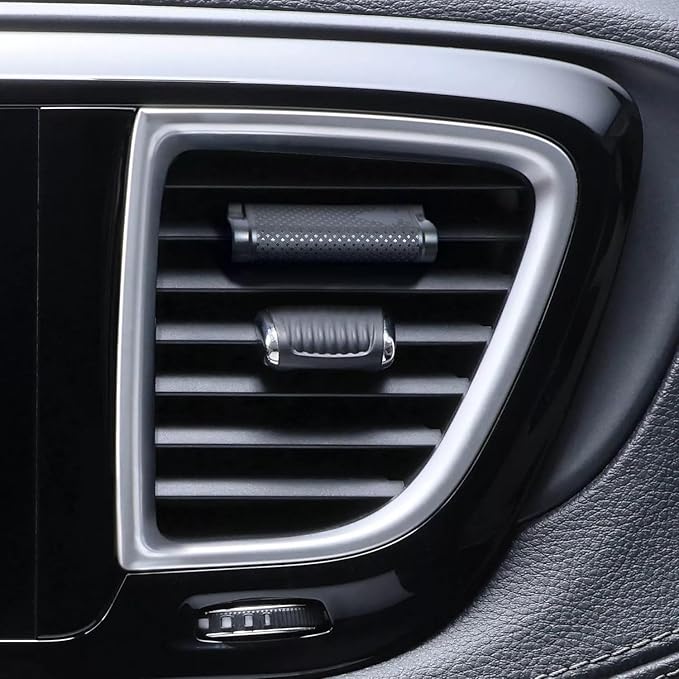 Car Air Freshener | Vent Wrap Provides Long-Lasting Scent, Slip on Vent Blade | Black Ice, 4 Packs (4 Count)