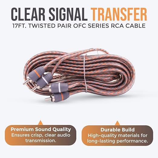 0 Gauge Amplifier Wiring Kit, 3600W CCA Amp Install Kit – EA-PRMK0
