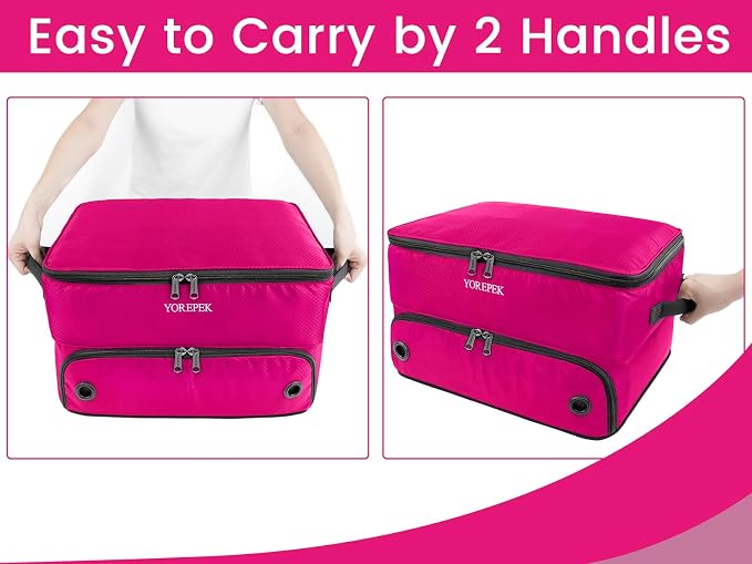 2 Layer Golf Trunk Organizer, Golf Gifts for Men with Separate Ventilated Compartment for 2 Pair Shoes, Waterproof Car Trunk Locker for Balls, Tees, Clothes, Gloves, Gifts for Golfers