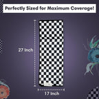 crae. Double Sided Microfiber Hand Towels, 17x27 Inches Waffle Design Kitchen Towels Set, Durable & Soft Fast Drying Hand Wash Cloth and Dishcloth Perfect for Everyday (Pia & Fonnie - Black/Pink)