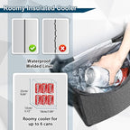 Deluxe Car Trunk Organizer, Detachable Backseat Hanging Organizer Storage Modules with Built-in Cooler for Car Small SUV, Patent Pending