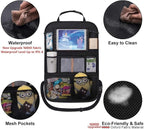 Backseat Car Organizer Mats Back Seat Organizers and Storage Bag with Touch Screen Tablet Holder for Kids Toddlers Car Seats, Travel Accessories, Road Trip Essentials Kids