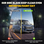 Driver Upper Side Heated Mirror Glass Compatible with 2015-2025 Ford Transit 150 250 350 2023-2025 E-Transit Replace CK4Z-17K707-B CK4Z17K707B