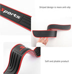 4PCS Car Door Sill Protector,Anti-Scratch Rubber Car Door Protector Edge Guards for Door Steps,Universal Automotive Exterior Accessories Waterproof Door Threshold Strips (Sport, Width 1.57")