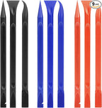 Carbon Fiber Plastic Scraper, 9 PCS Small Scraper Tool Plastic Scraper Tool Multi-Purpose Scraper Pen-Shaped Scraper Tool Non-Scratch Cleaning Tool for Tight Spaces, Kitchen, Crevices, Food, Paint