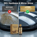 PTZ Crystal Serum – Advanced Graphene Ceramic Coating for Cars, 9H Graphene Coating for Auto Car Detailing, Coat Restore for Paint, Glass & Wheel(100ML)