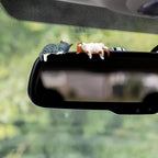 Cat Car Interior Accessories Dashboard Decorations, Set of 5 Cute Car Dash Decor Rearview Mirror Ornament for Women Girl