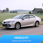 Window Rain Guards for Toyota Camry 2018 2019 2020 2021 2022 2023 2024, Out-Channel Window Visors Vent Wind Deflectors-4PCS