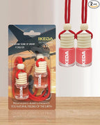 ikeda fragrance Car Air Freshener 4ml Car Scents | 45-Days Keep Fragrance | Automotive Hanging Diffuser Bottles | Remove Auto Odor Long-Lasting Fresh Air for Home Deodorizer (2pcs, Forever)