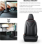 2PCS Back Seat Protector for Car, Extra Large Kick Mat Seat Back Cover with 2 Storage Pockets, Automotive Backseat Organizer Waterproof Protective Cover for Kids Pets
