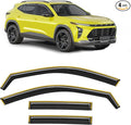 in-Channel Window Rain Guard for Chevy Trax 2024 2025 2026 Rain Guards Side Window Visors Low Profile Vent Visor Extra Durable Window Deflectors Vent Shades