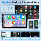 Radio for Toyota Sienna 2004-2010 (FIT JBL. and Big Screen) Stereo Wireless Carplay Android Auto, 9” Touch Screen for Sienna Android Bluetooth/Voice Control/GPS/WiFi/Back-up Camera/SWC/FM