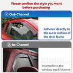 Side Window Visor Wind Vent Deflector,2pcs Front Door Out-Channel Tape On Shade Rain Guards fit for 1994-2004 Chevrolet S10/Sonoma,1995-2005 S10 Blazer/S15 Jimmy,1996-2000 Isuzu Hombre 92127