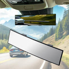 Car Rear View Mirrors，Universal 11.81'' Chrome Anti-glare Rear Mirrors | Cars Accessory, Convex Panoramic Interior Mirror Reduces Blind Spot, for Cars,SUVs,Trucks, Various Kinds Vehicles