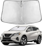 Windshield Sunshade Compatible for Nissan Murano 2015-2022 2023 2024, Sun Visor for Front Windshield & Window Sun Shade Cover, UV Heat Blocker & Protector, Car Accessories