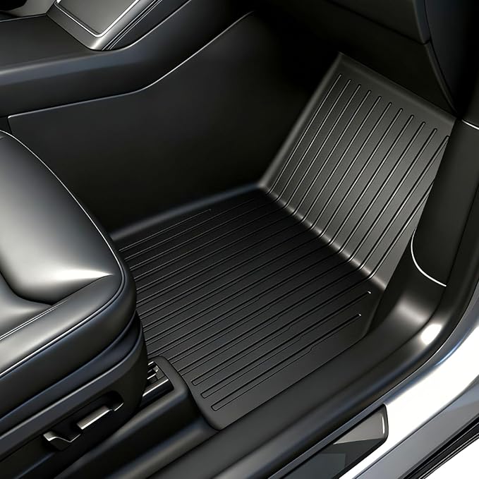 2025 2026 Tesla Model Y Juniper Floor Mats & Accessories & Extra-Thick TPE Cargo Liners, 9 PCS CabinProtect™ Pro Kit Full-Cabin Protection System(Only fit Premium&Performance)