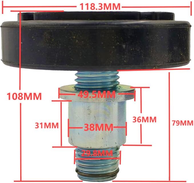 Car Lift Rubber Tray (38mm)