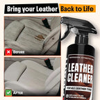 Car Leather Cleaner and Conditioner - pH Neutral, Non-Toxic & Non-Greasy - Gently Cleans, Restores and Protects Leather Seats and Interior - Safe for Leather Furniture, Couch & Sofa - 36 fl. Oz. Kit
