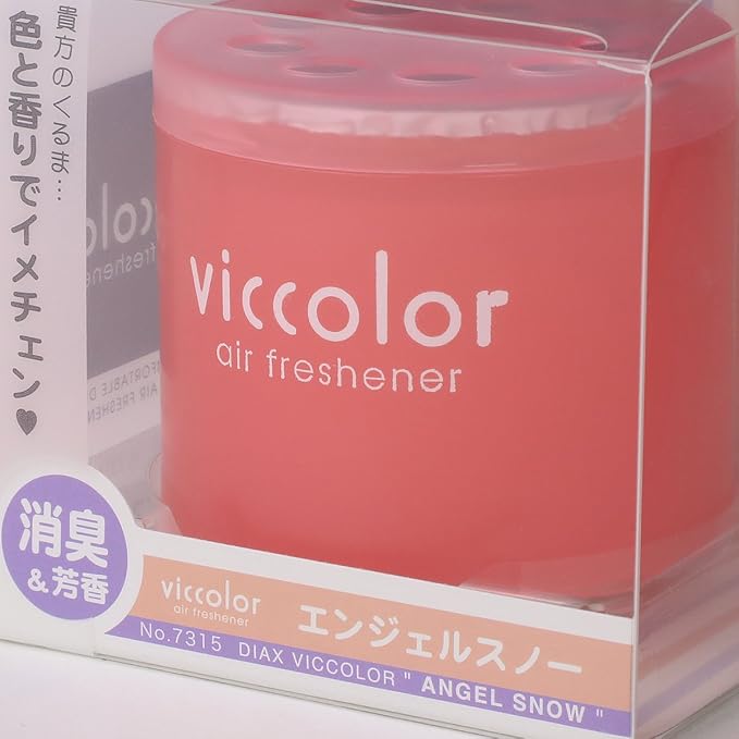 VicColor Gel Based Japanese Under-The-Car Air Refresher/Odor Eliminator Can (Angel Snow Scented)