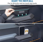 4 Doors Handle Storage Box Compatible with Ford Bronco 2021-2026 Accessories, Phone Holder Front and Rear Door Grab Handle Pocket Storage ABS Plastic-4PCS (Not for Sport Model)