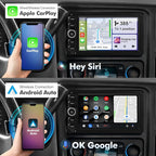7 Inch IPS 4+64GB Touchscreen Android 14 Car Stereo for Chevrolet Silverado Impala Tahoe GMC Sierra Yukon Hummer with CarPlay & Android Auto Car Radio, Support WiFi 6, Bluetooth 5.4, Backup Camera