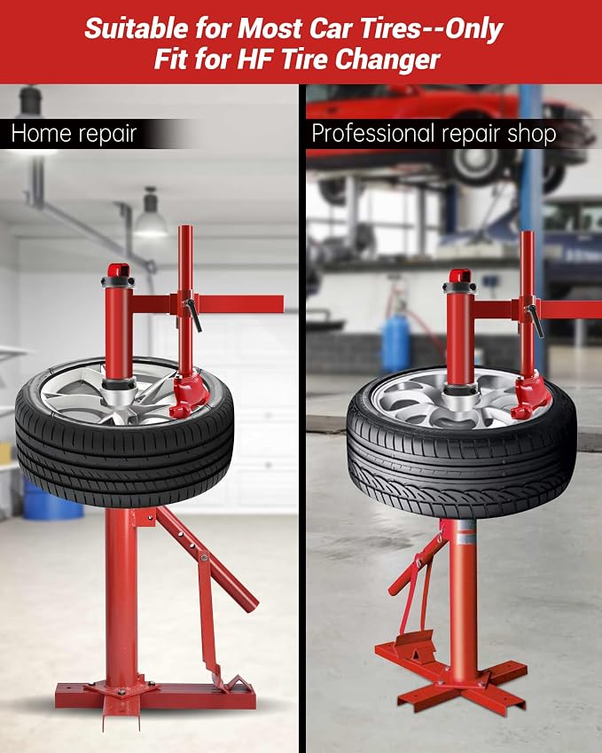 Bearing Manual Tire Changer Duck Head Adapter Kit, Fit for 16"-21" Wheels | Duck Head Tire changer with Silver Cone, Compatible with Most Car, Trucks, SUVs, ATV Tires, Fit for HF Tire Changer