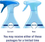Fabric Spray & Carpet Heavy Duty Odor Fighter, Fabric Refresher, Multi-Use Deodorizer, Sneaker Balls Alternative, Couch & Linen Spray, Downy Calm & Rainforest Scents, 16.9oz, 2ct (1 of each)