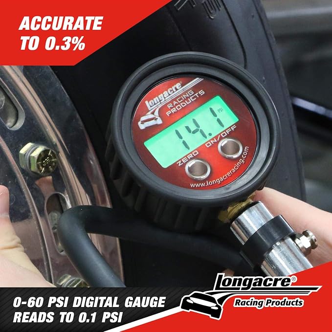 52-53008 Digital Quick Fill Tire Press. Gauge, 0-60