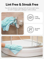 Microfiber Cleaning Cloth Roll -40 Pack, Tear Away Microfiber Towels, 12" x 12", Reusable, Washable, Scratch Free, Ultra Absorbent Dishcloth for All-Around Cleaning Supplies (Blue)