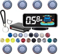 New Features Forward and Reverse Parking sensors, Option to Measure Distance in inches, bidirectional Display Option, and Customizable Digital Direction 18 Color Probes to Choose from（Grey