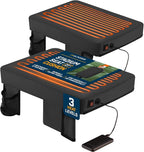 Portable Extra Thick Heated Stadium Seat Cushion – Bleacher Cushion with Side Pocket, Cup Holder, Waterproof, Anti-Slip, and Straps – Perfect for Football Seats and Bench Seats for Bleachers