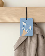 Blue Coastal Cowgirl Car Air Freshener 4 Pcs Coconut Scented, Horseshoe Martini Cowgirl Car Accessories Mirror Decor for Women, Western Hanging Air Freshener for Cars Closet Drawer Books