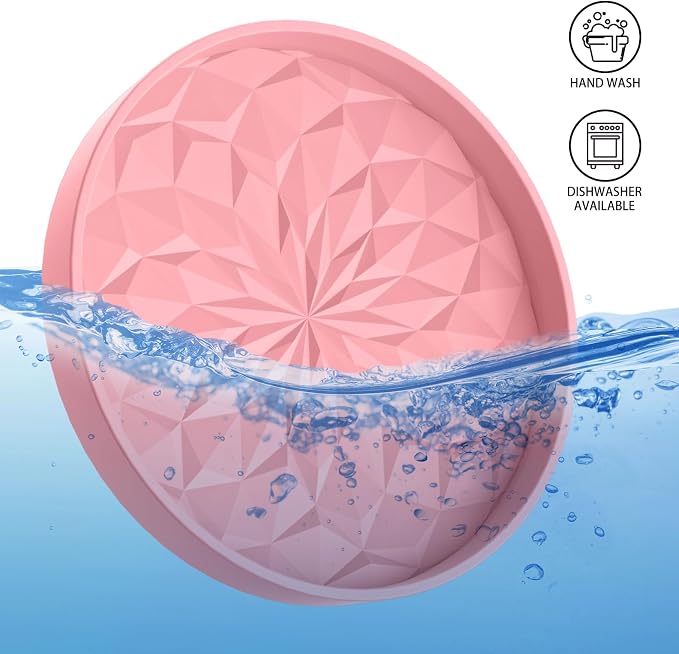 ME.FAN Car Coasters for Cup Holders [4 Pack] - 2.75In Silicone Auto Mug Mats - Universal Non-Slip Recessed Car Interior AccessoriesPink