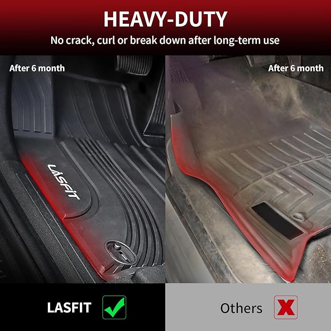 Floor Mats for Hyundai Tucson 2026 2025 2024 2023 2022 (Not for Hybrid & PHEV), Custom Fit TPE All Weather Floor Liners 1st & 2nd Row Car Mats Accessoires for Hyundai Tucson 2022-2026, Black