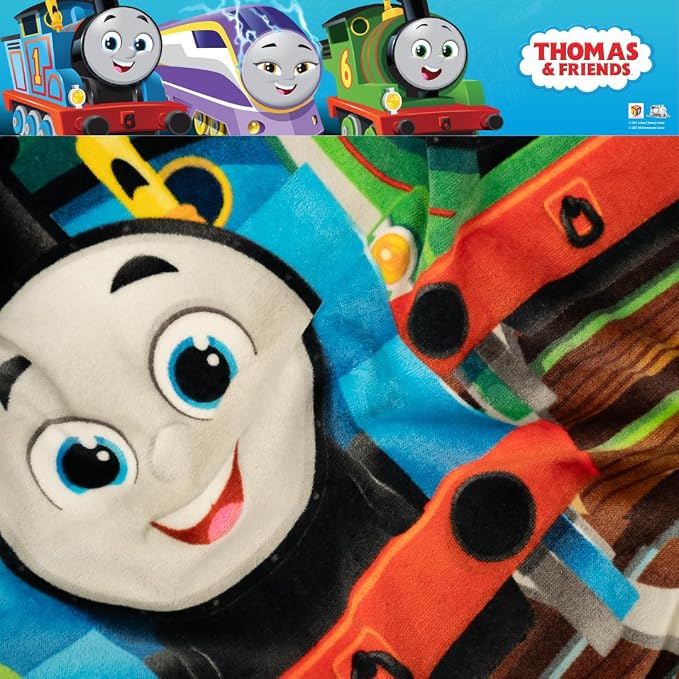 Thomas & Friends Kids Super Soft Cotton Bath/Pool/Beach Towel, 58 in x 28 in, By