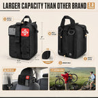 Survival Kit, 250Pcs Survival Gear First Aid Kit with Molle System Compatible Bag and Emergency Tent, Emergency Kit for Earthquake, Outdoor Adventure, Hiking, Hunting, Gifts for Men Women