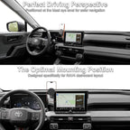 2026 RAV4 Car Phone Holder for Toyota RAV4 10.5-inch Touchscreen (LE/SE/XLE Premium/Woodland), 360° Rotation Phone Mount Compatible with MagSafe, Exclusive Custom Fit for Toyota RAV4 Accessories