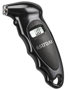 Digital Tire Pressure Gauge Calibrated to ANSI B40.7 +/-1PSI, Accurate in 0.1 Increments, Tire Repair Tools 4 Pressure Measurements for Car Truck with Backlight LCD, Black