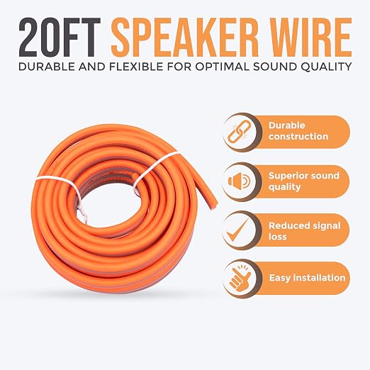 4 Gauge Amplifier Wiring Kit, 2000W CCA Amp Install Kit – EA-PRMK4